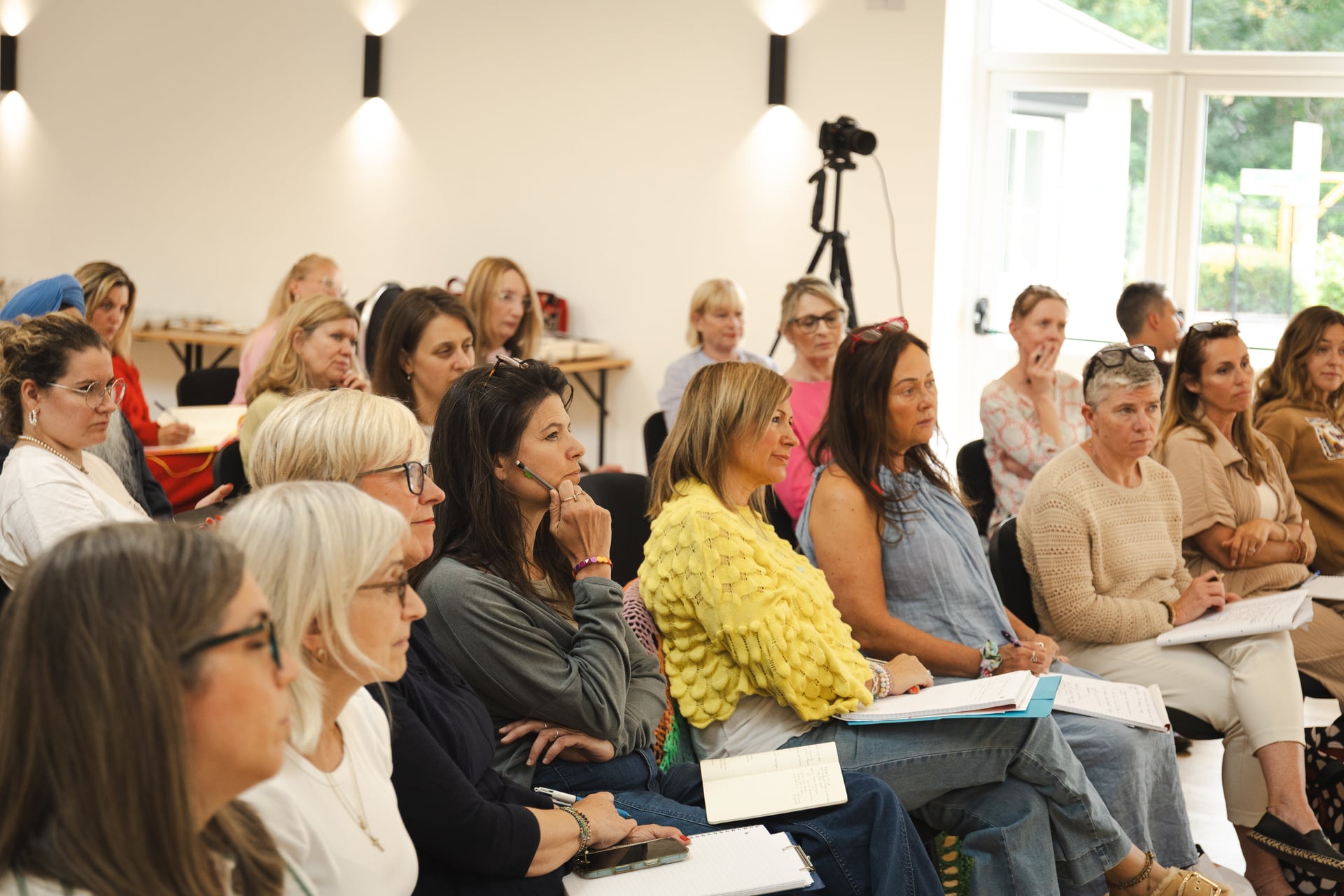 Attendees at a Homeopathic Collective talk